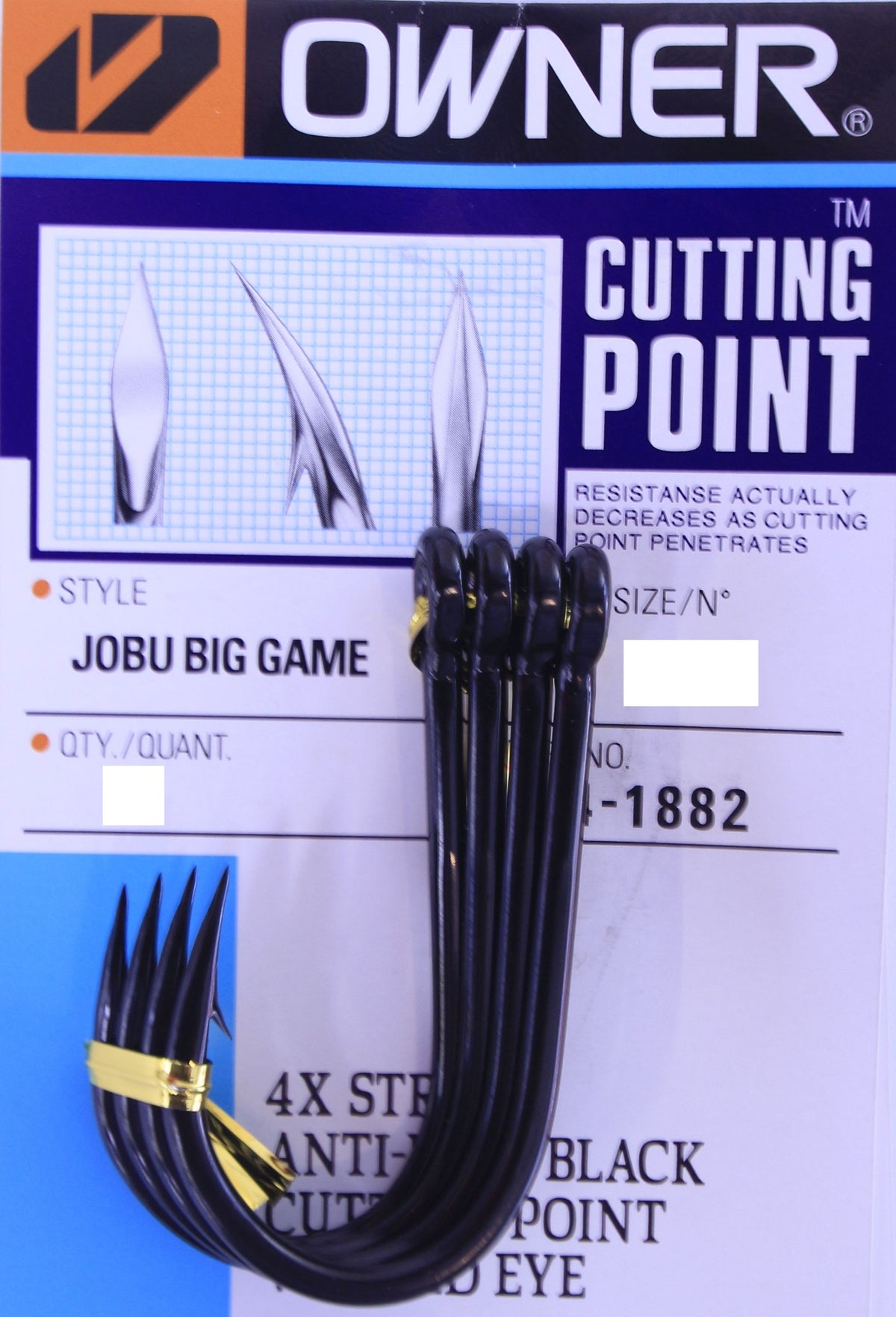 Check Out Our Exciting Line of Owner Jobu Big Game Hook- Size 8/0, 4pcs  Owner . Unique Designs You'll Only See Anywhere Else