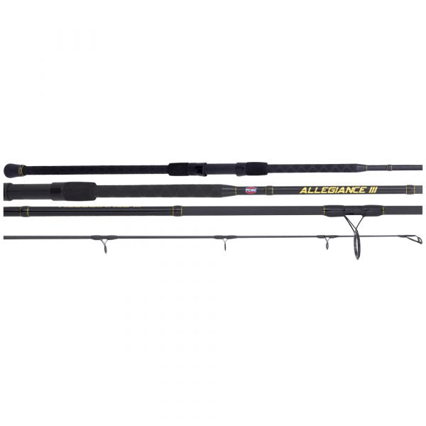 Get the latest Penn Allegiance III Surf Fishing Rod - 902H Spin 9'0  8-12kg, 2 Piece 1578976 Penn at Fantastic Prices